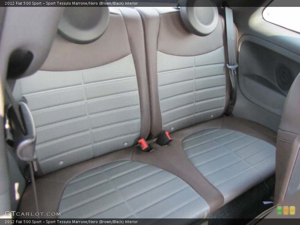 Sport Tessuto Marrone/Nero (Brown/Black) Interior Photo for the 2012 Fiat 500 Sport #56322952