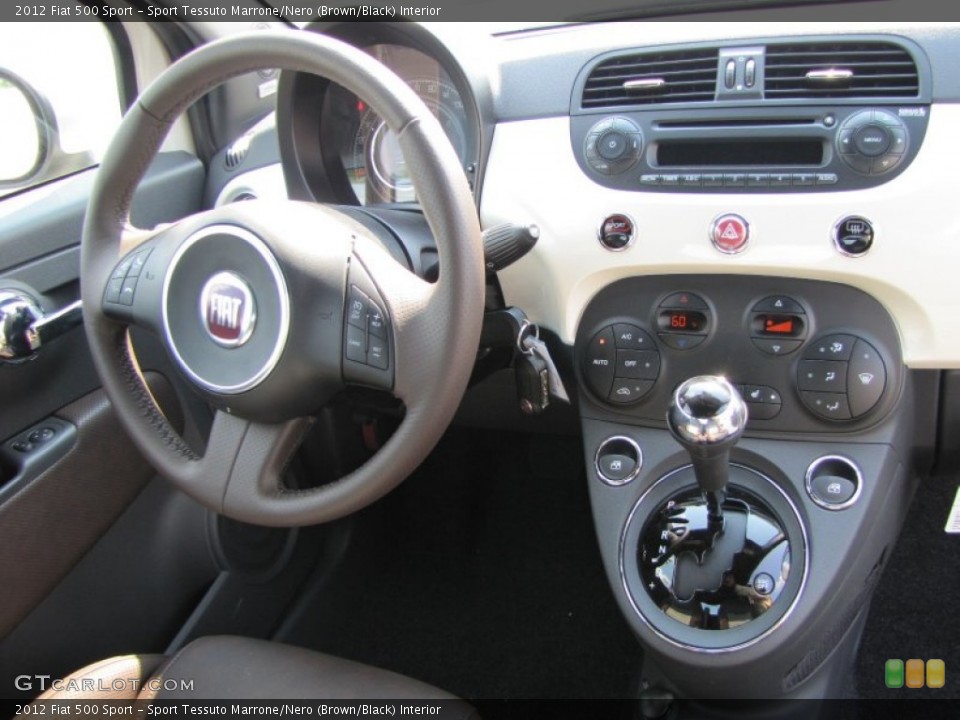 Sport Tessuto Marrone/Nero (Brown/Black) Interior Dashboard for the 2012 Fiat 500 Sport #56322970