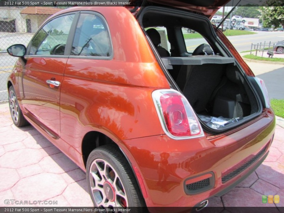 Sport Tessuto Marrone/Nero (Brown/Black) Interior Trunk for the 2012 Fiat 500 Sport #56323037