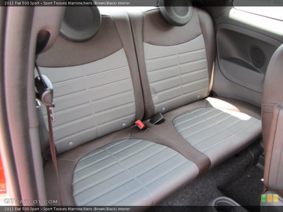 Sport Tessuto Marrone/Nero (Brown/Black) Interior Photo for the 2012 Fiat 500 Sport #56323046