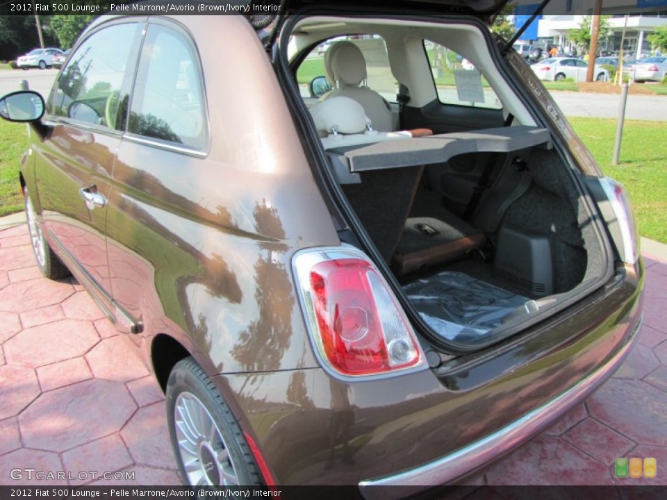 Pelle Marrone/Avorio (Brown/Ivory) Interior Trunk for the 2012 Fiat 500 Lounge #56323159