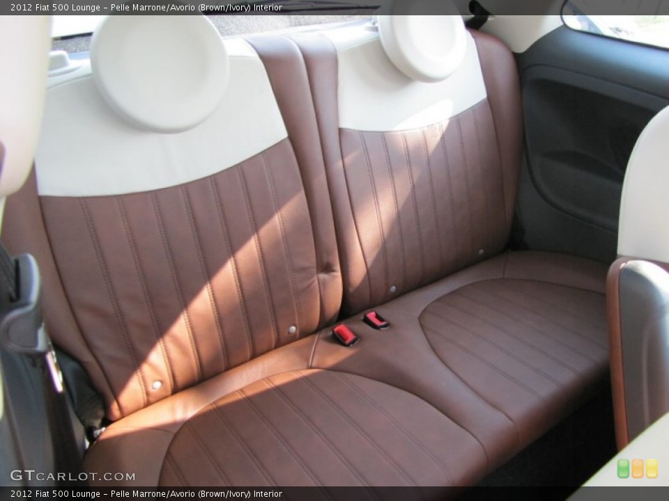 Pelle Marrone/Avorio (Brown/Ivory) Interior Photo for the 2012 Fiat 500 Lounge #56323168