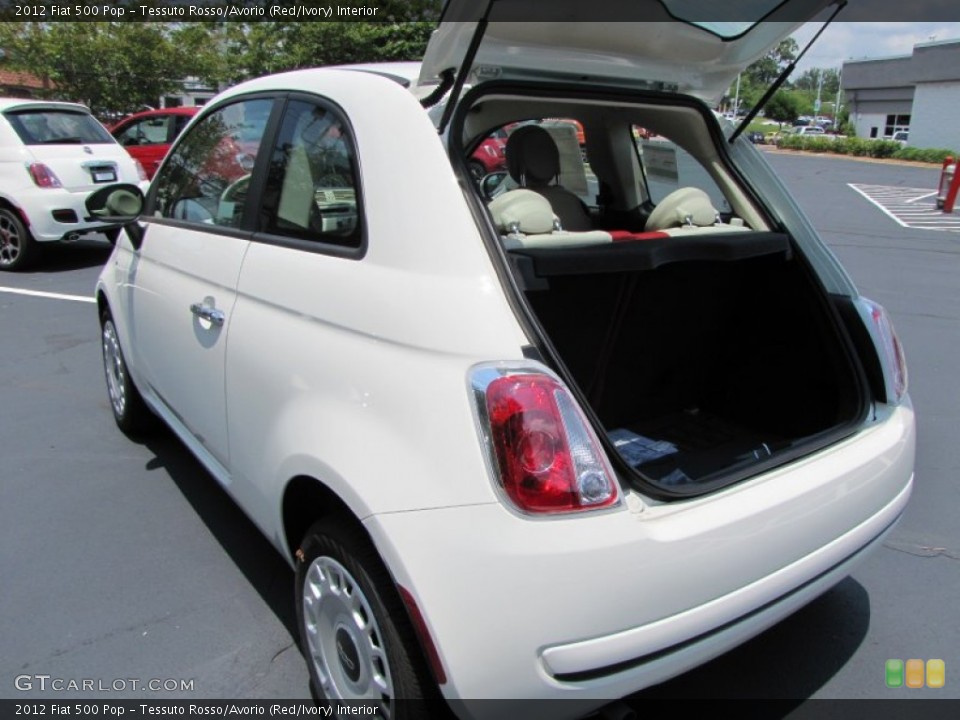 Tessuto Rosso/Avorio (Red/Ivory) Interior Trunk for the 2012 Fiat 500 Pop #56323282
