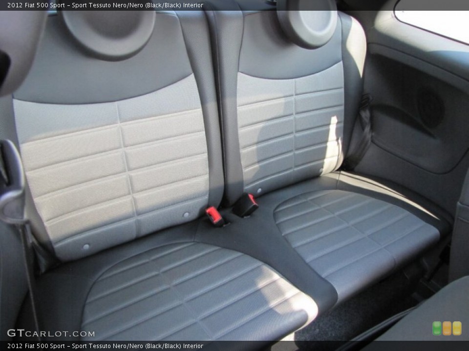 Sport Tessuto Nero/Nero (Black/Black) Interior Photo for the 2012 Fiat 500 Sport #56323403