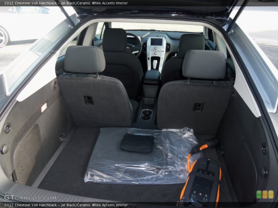 Jet Black/Ceramic White Accents Interior Trunk for the 2012 Chevrolet Volt Hatchback #56323547