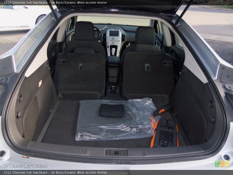 Jet Black/Ceramic White Accents Interior Trunk for the 2012 Chevrolet Volt Hatchback #56323554