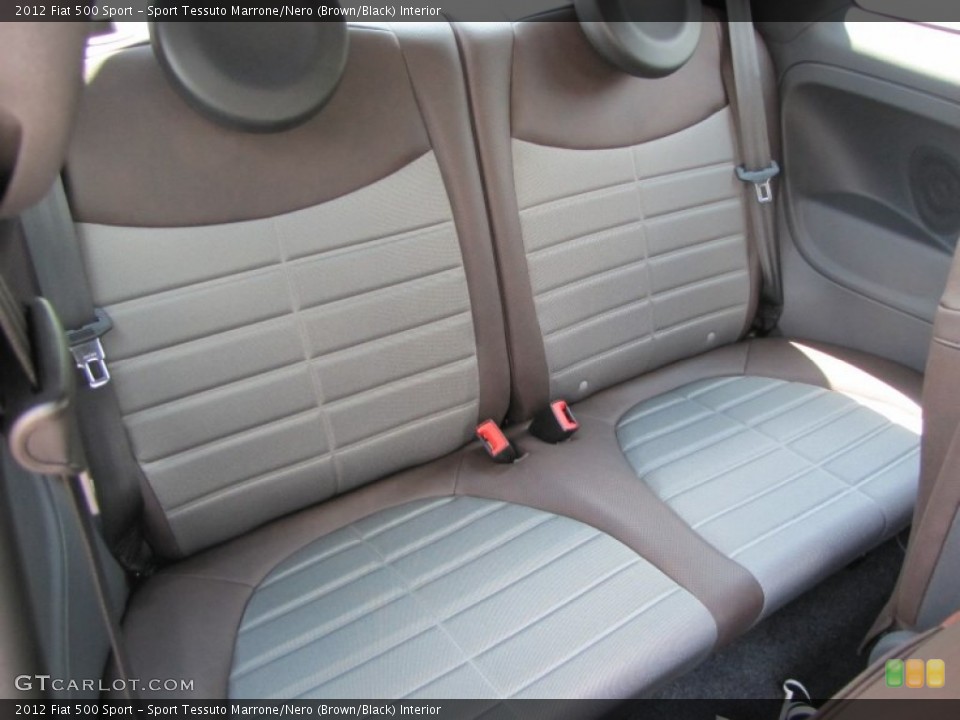 Sport Tessuto Marrone/Nero (Brown/Black) Interior Photo for the 2012 Fiat 500 Sport #56323622