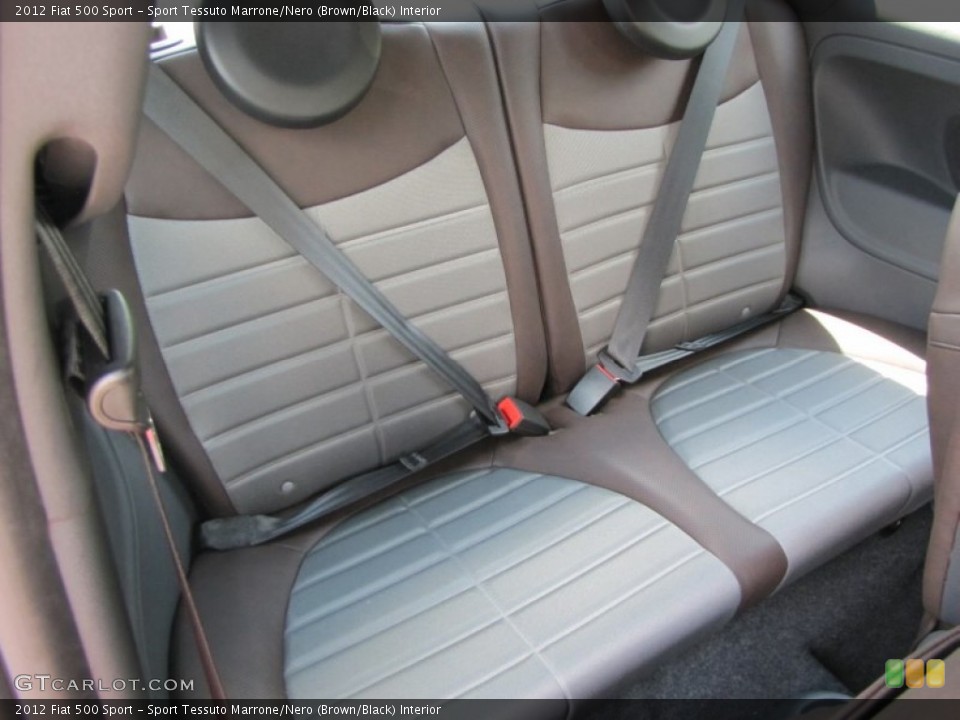 Sport Tessuto Marrone/Nero (Brown/Black) Interior Photo for the 2012 Fiat 500 Sport #56323862