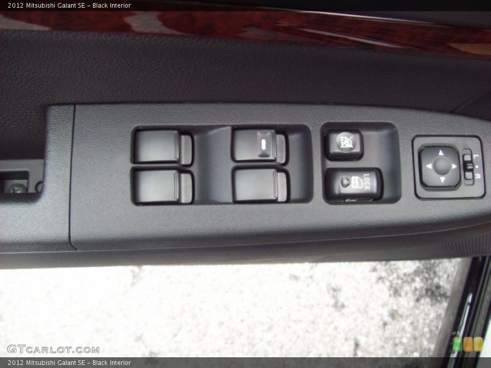 Black Interior Controls for the 2012 Mitsubishi Galant SE #56323913