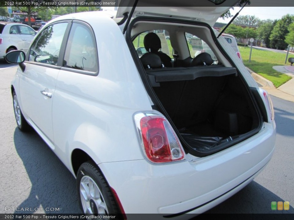 Tessuto Grigio/Nero (Grey/Black) Interior Trunk for the 2012 Fiat 500 Pop #56323961