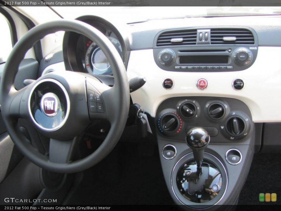 Tessuto Grigio/Nero (Grey/Black) Interior Dashboard for the 2012 Fiat 500 Pop #56323988