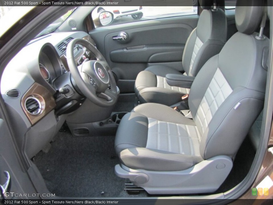 Sport Tessuto Nero/Nero (Black/Black) Interior Photo for the 2012 Fiat 500 Sport #56324174