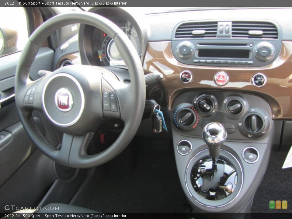 Sport Tessuto Nero/Nero (Black/Black) Interior Dashboard for the 2012 Fiat 500 Sport #56324213