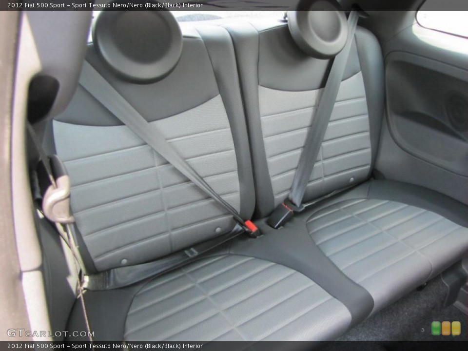 Sport Tessuto Nero/Nero (Black/Black) Interior Photo for the 2012 Fiat 500 Sport #56324303