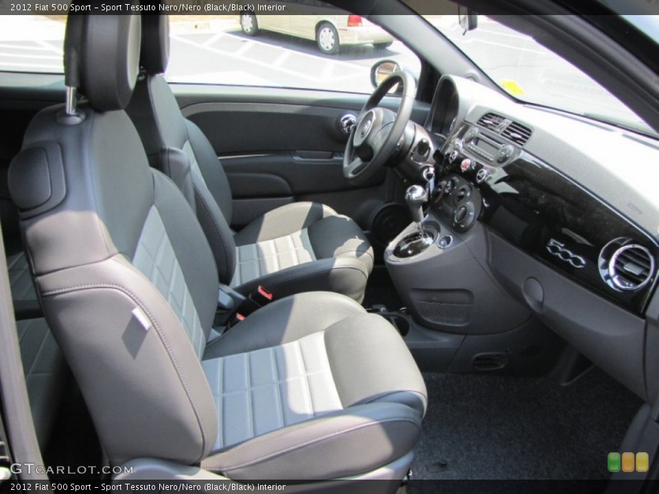 Sport Tessuto Nero/Nero (Black/Black) Interior Photo for the 2012 Fiat 500 Sport #56324316