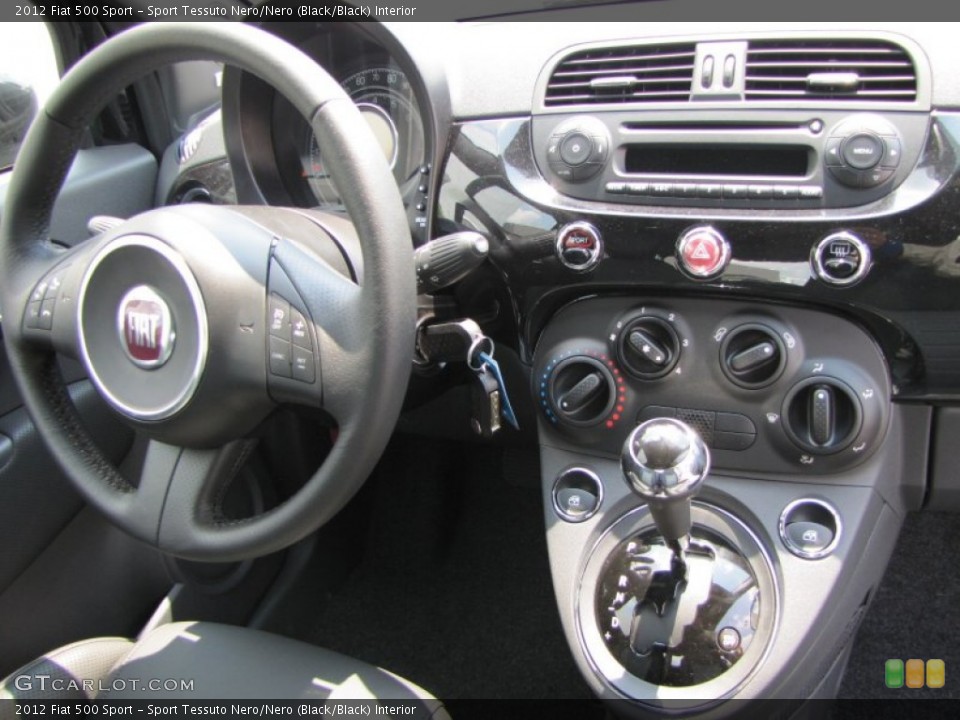 Sport Tessuto Nero/Nero (Black/Black) Interior Dashboard for the 2012 Fiat 500 Sport #56324327
