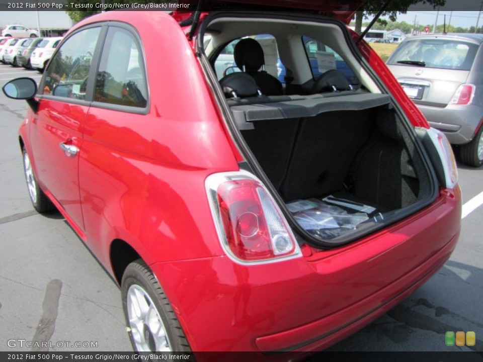 Tessuto Grigio/Nero (Grey/Black) Interior Trunk for the 2012 Fiat 500 Pop #56325122