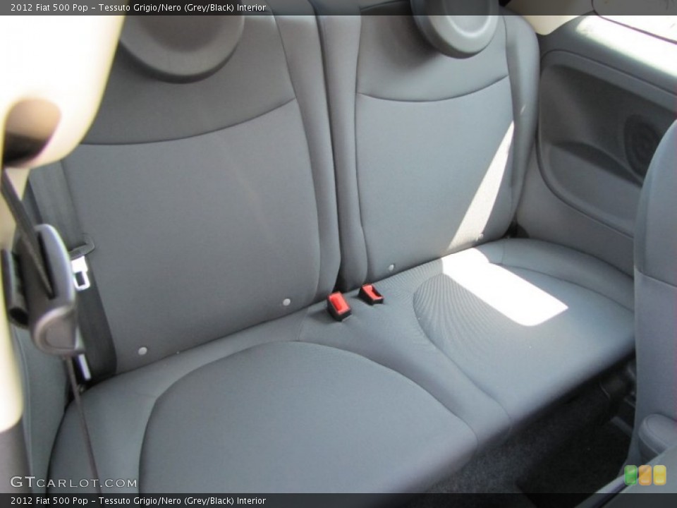 Tessuto Grigio/Nero (Grey/Black) Interior Photo for the 2012 Fiat 500 Pop #56325140