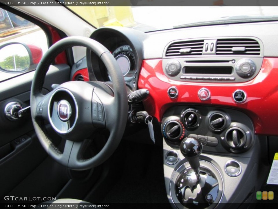 Tessuto Grigio/Nero (Grey/Black) Interior Dashboard for the 2012 Fiat 500 Pop #56325161