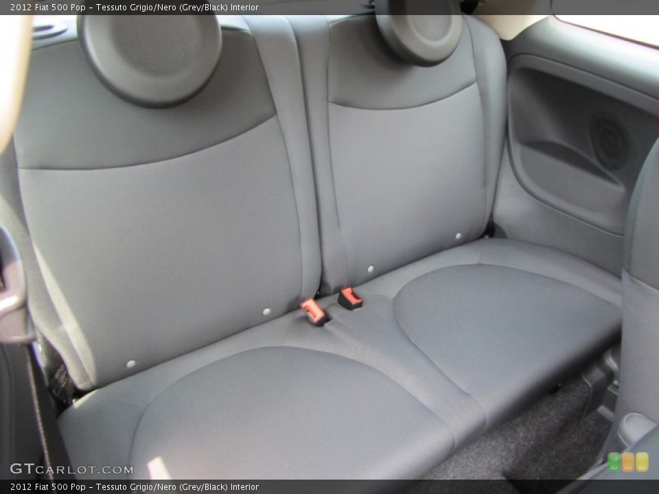 Tessuto Grigio/Nero (Grey/Black) Interior Photo for the 2012 Fiat 500 Pop #56325251