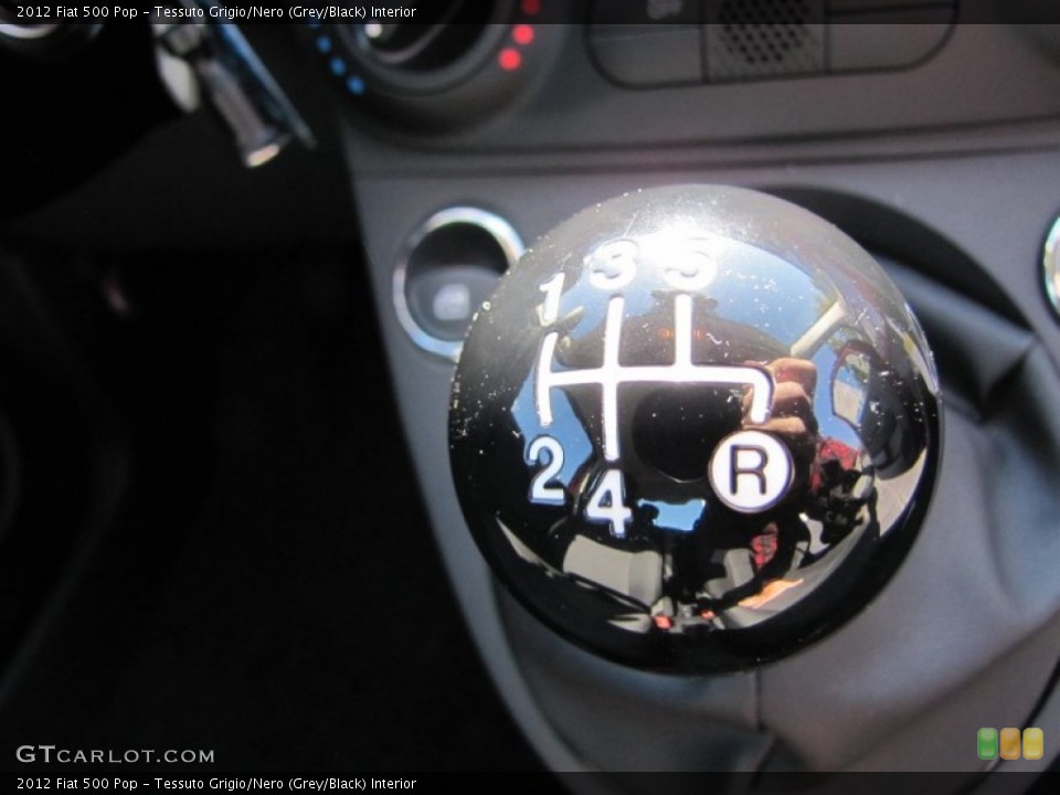 Tessuto Grigio/Nero (Grey/Black) Interior Transmission for the 2012 Fiat 500 Pop #56325390