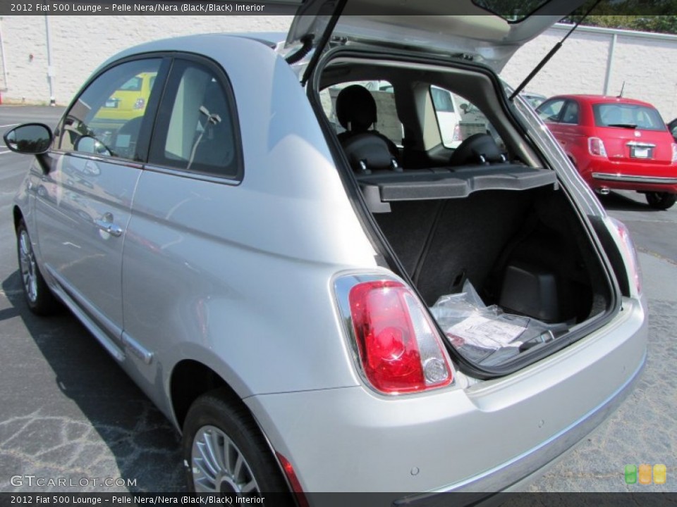 Pelle Nera/Nera (Black/Black) Interior Trunk for the 2012 Fiat 500 Lounge #56325476