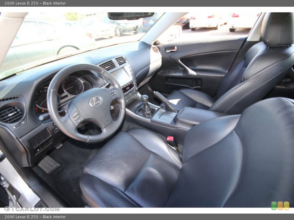Black Interior Photo for the 2006 Lexus IS 250 #56326550