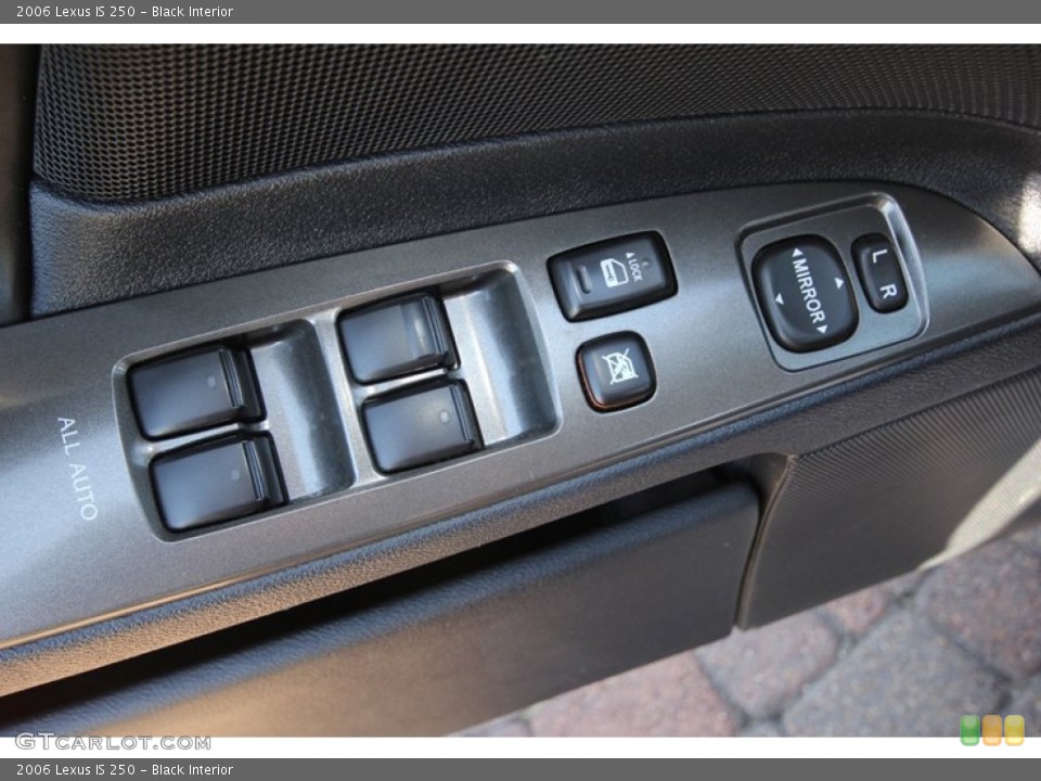 Black Interior Controls for the 2006 Lexus IS 250 #56326595