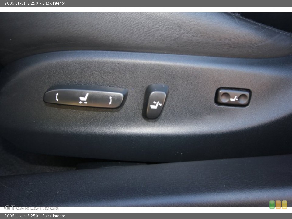 Black Interior Controls for the 2006 Lexus IS 250 #56326604