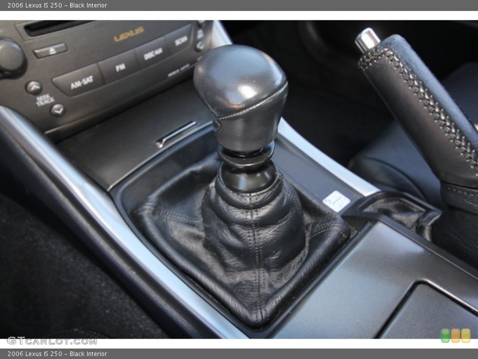 Black Interior Transmission for the 2006 Lexus IS 250 #56326670