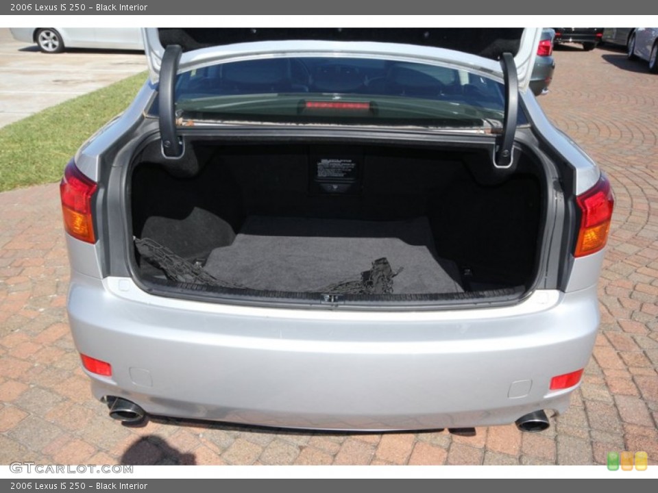 Black Interior Trunk for the 2006 Lexus IS 250 #56326787