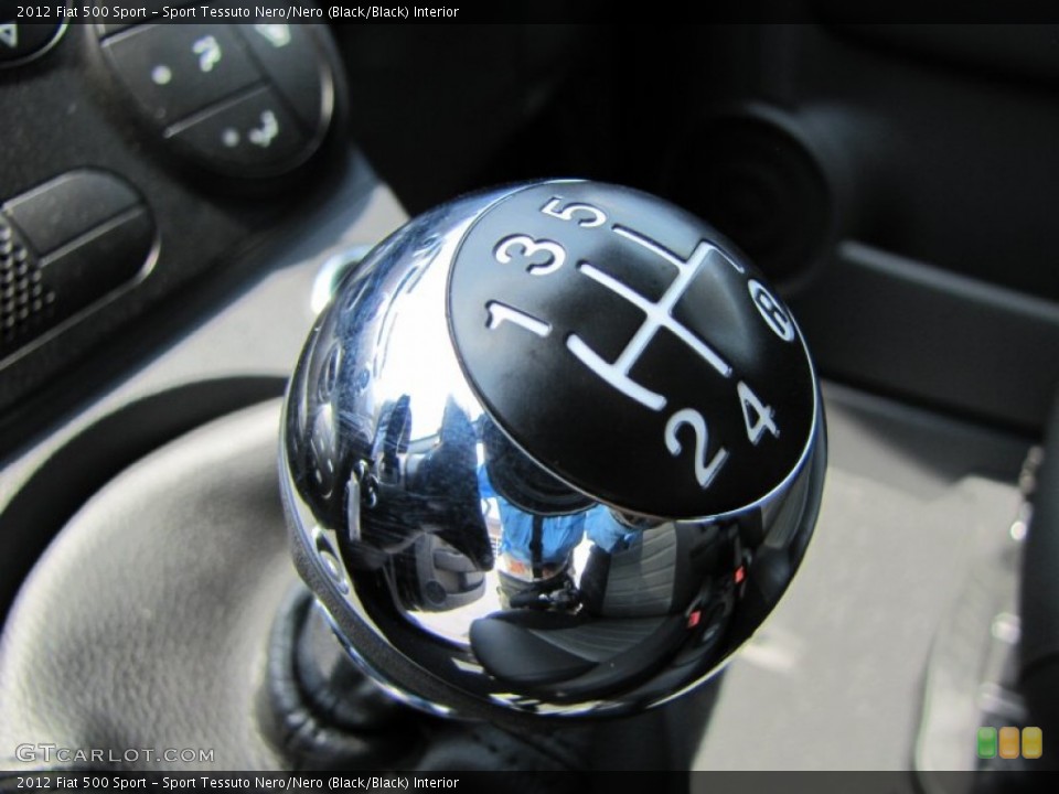 Sport Tessuto Nero/Nero (Black/Black) Interior Transmission for the 2012 Fiat 500 Sport #56326835