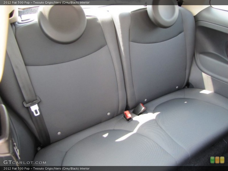 Tessuto Grigio/Nero (Grey/Black) Interior Photo for the 2012 Fiat 500 Pop #56326922