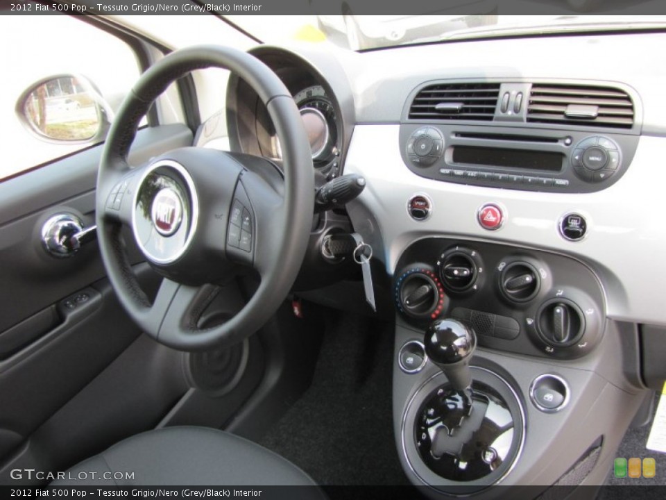 Tessuto Grigio/Nero (Grey/Black) Interior Dashboard for the 2012 Fiat 500 Pop #56326940