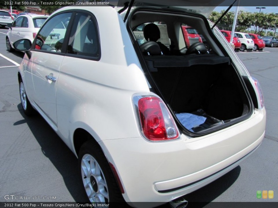 Tessuto Grigio/Nero (Grey/Black) Interior Trunk for the 2012 Fiat 500 Pop #56327135