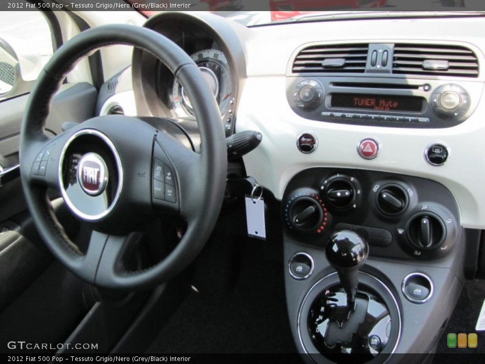 Tessuto Grigio/Nero (Grey/Black) Interior Dashboard for the 2012 Fiat 500 Pop #56327162