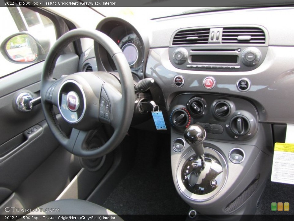 Tessuto Grigio/Nero (Grey/Black) Interior Dashboard for the 2012 Fiat 500 Pop #56327276