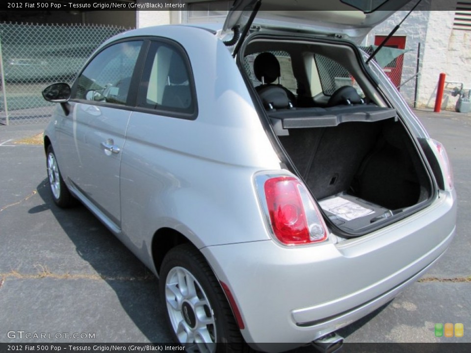 Tessuto Grigio/Nero (Grey/Black) Interior Trunk for the 2012 Fiat 500 Pop #56327483