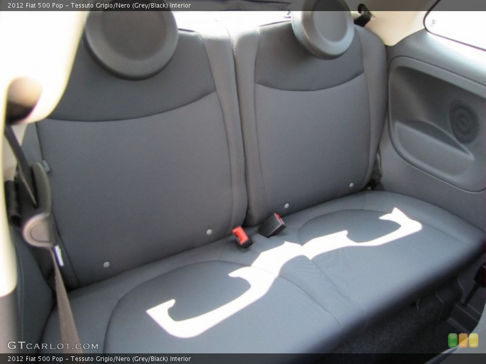 Tessuto Grigio/Nero (Grey/Black) Interior Photo for the 2012 Fiat 500 Pop #56327492