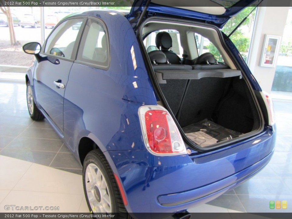 Tessuto Grigio/Nero (Grey/Black) Interior Trunk for the 2012 Fiat 500 Pop #56327573