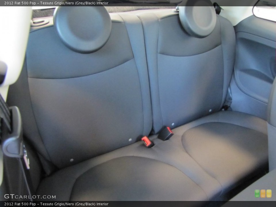 Tessuto Grigio/Nero (Grey/Black) Interior Photo for the 2012 Fiat 500 Pop #56327582