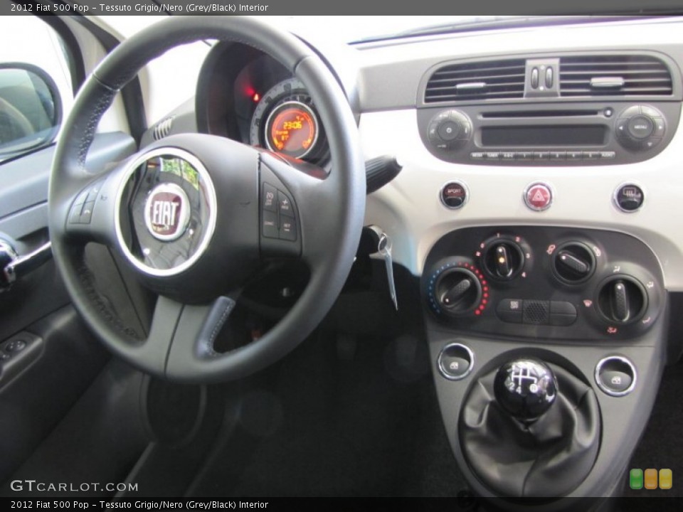 Tessuto Grigio/Nero (Grey/Black) Interior Dashboard for the 2012 Fiat 500 Pop #56327705