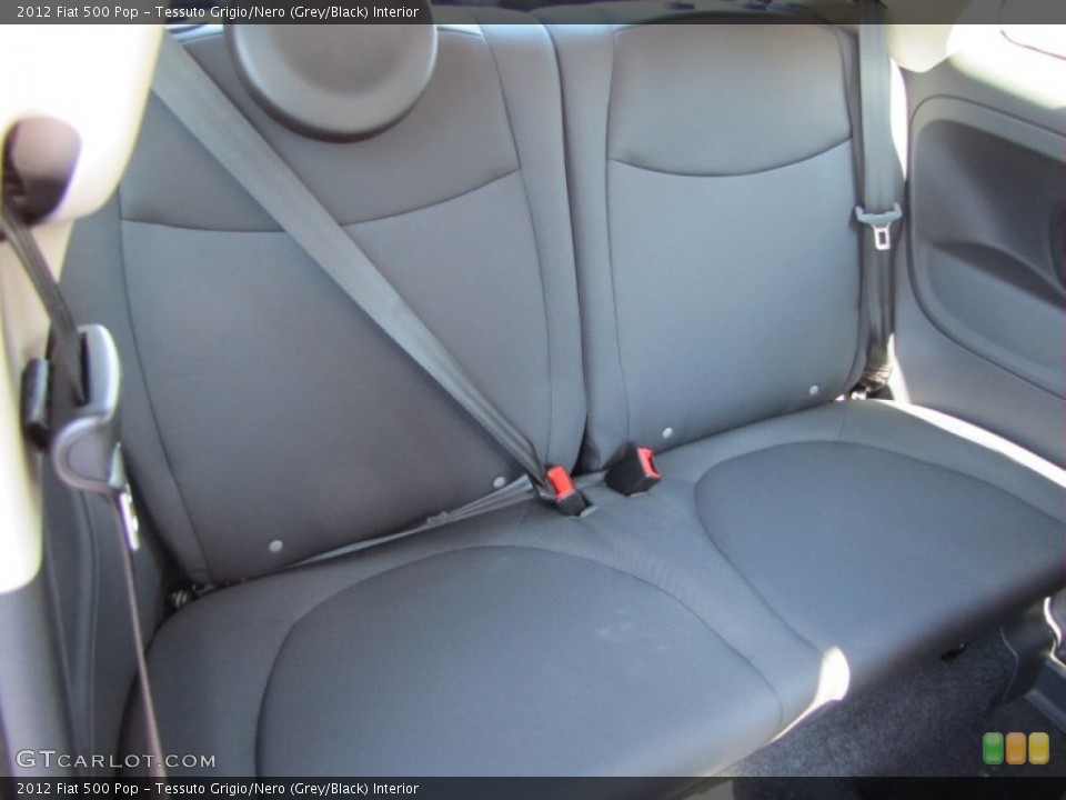 Tessuto Grigio/Nero (Grey/Black) Interior Photo for the 2012 Fiat 500 Pop #56327882