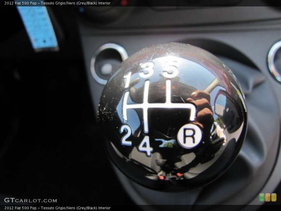 Tessuto Grigio/Nero (Grey/Black) Interior Transmission for the 2012 Fiat 500 Pop #56327906