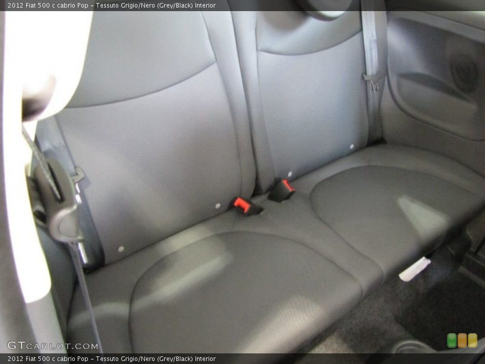 Tessuto Grigio/Nero (Grey/Black) Interior Photo for the 2012 Fiat 500 c cabrio Pop #56328122