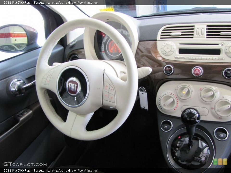 Tessuto Marrone/Avorio (Brown/Ivory) Interior Dashboard for the 2012 Fiat 500 Pop #56328365