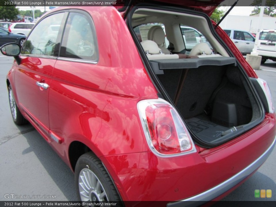 Pelle Marrone/Avorio (Brown/Ivory) Interior Trunk for the 2012 Fiat 500 Lounge #56329161