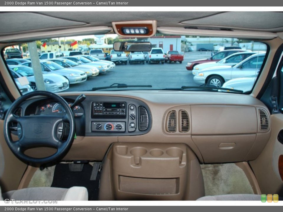 Camel/Tan Interior Dashboard for the 2000 Dodge Ram Van 1500 Passenger Conversion #56329410