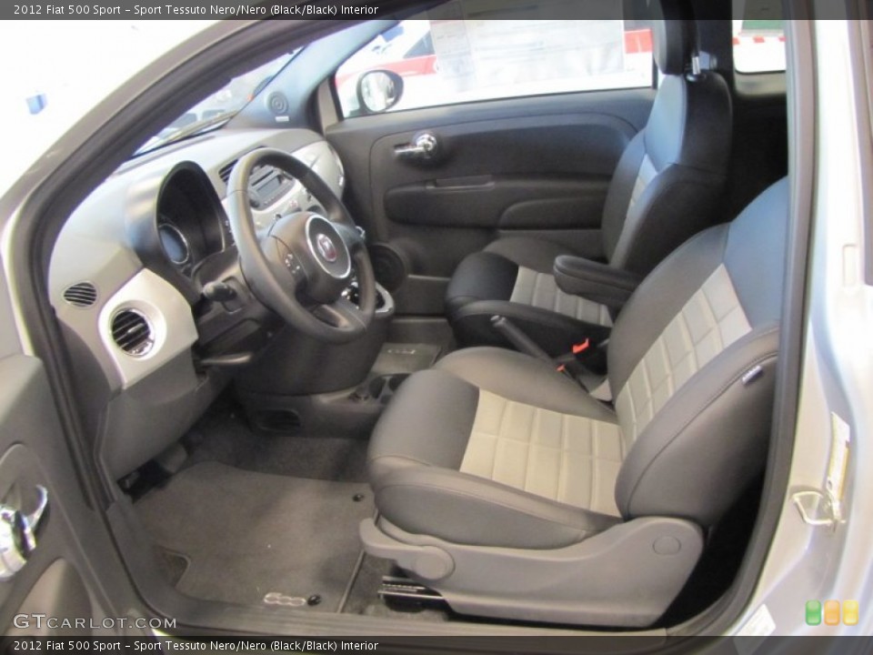 Sport Tessuto Nero/Nero (Black/Black) Interior Photo for the 2012 Fiat 500 Sport #56329749