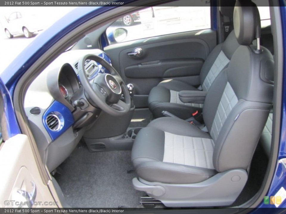Sport Tessuto Nero/Nero (Black/Black) Interior Photo for the 2012 Fiat 500 Sport #56329842